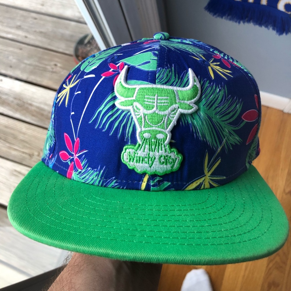 Chicago Bulls Hat Hawaiian adjustable cap NewEra 9Fifty